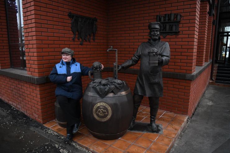 В Самаре появился памятник пивовару