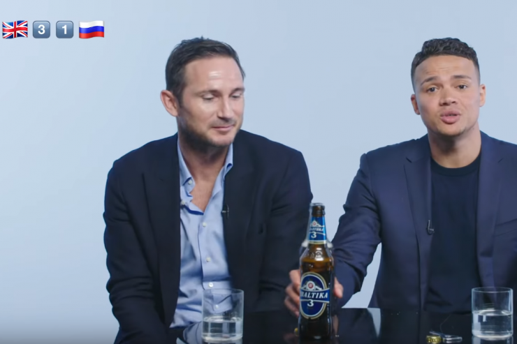 Фрэнк Лэмпард оценил «Балтику 3» выше, чем Newcastle Brown Ale