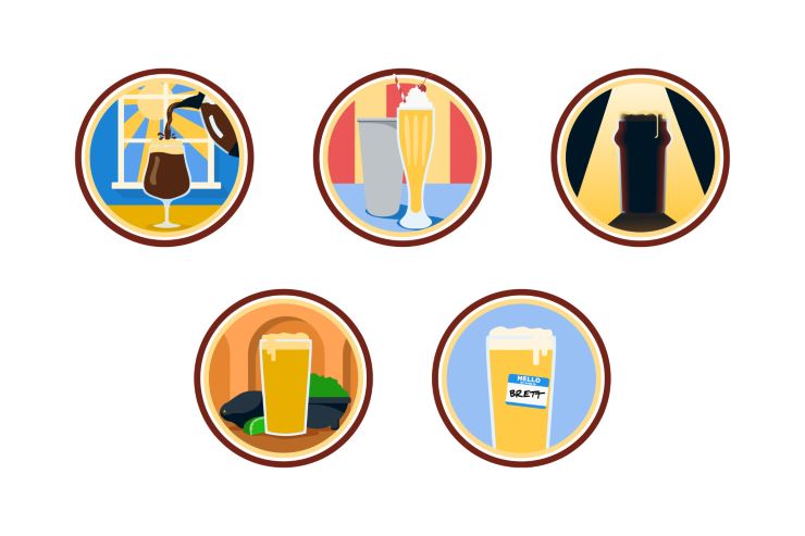В Untappd появилось 5 новых беджей