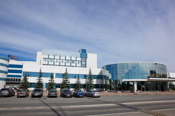 Временный трубопровод рядом с заводом «Балтика - Санкт-Петербург» почти готов