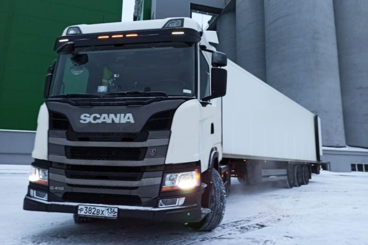 «Балтика» тестирует автопоезда на метане