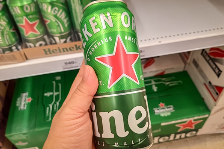 Объем продаж Heineken за первый квартал 2022 года превысил уровень 2019 года