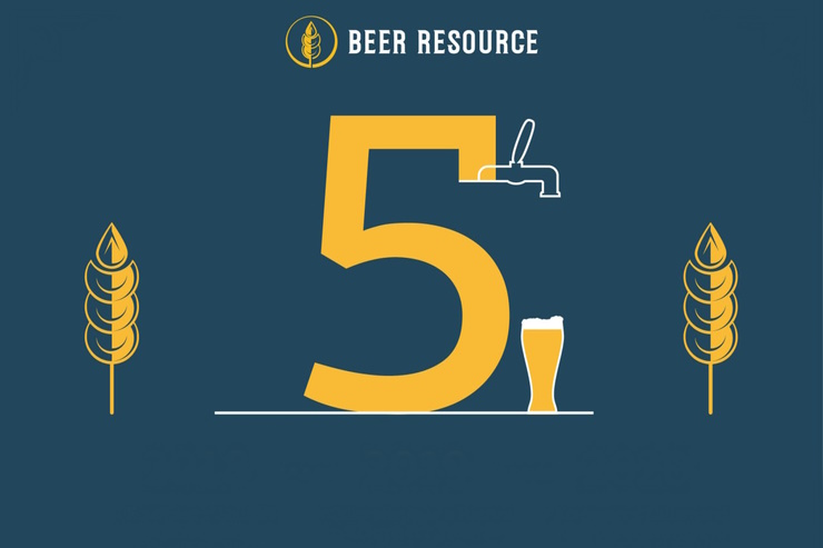 Beer Resource — поставщик ингредиентов для пивоварения — отмечает пятилетие