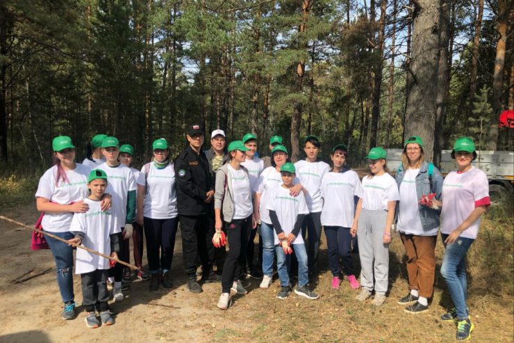 Сотрудники «Балтики-Новосибирск» приняли участие в уборке  Караканского бора