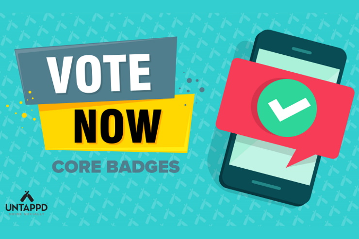 Untappd приглашает проголосовать за новые беджи
