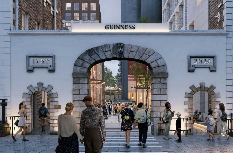 Diageo построит «Квартал Гиннесса» рядом с пивоварней St. James’s Gate 