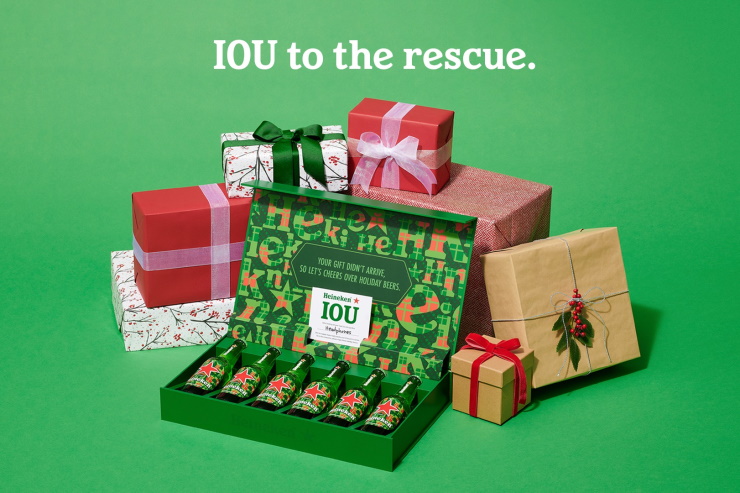 Heineken предлагает американцам дарить друг другу пиво вместо подарков