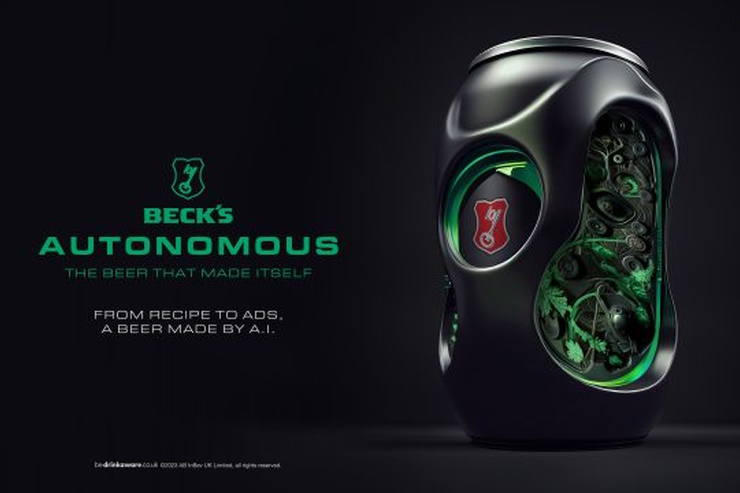 AB InBev выпустила пиво Beck’s Autonomous, полностью созданное искусственным интеллектом