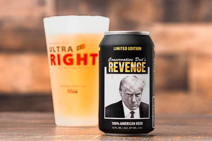 В США вышло в продажу Ultra Right Beer с тюремным фото Трампа 