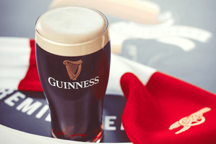 Guinness стал спонсором ФК «Арсенал»