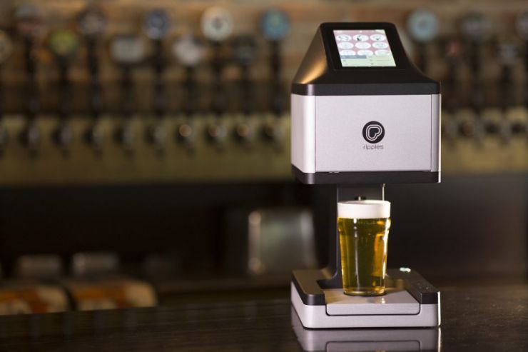 Выпущено устройство для печати на пивной пене