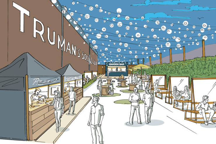 Пивоварня Truman’s откроет в Лондоне самый большой в стране пивной сад