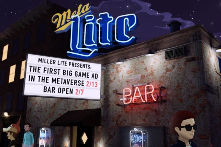 Miller Lite открывает виртуальный бар в метавселенной 
