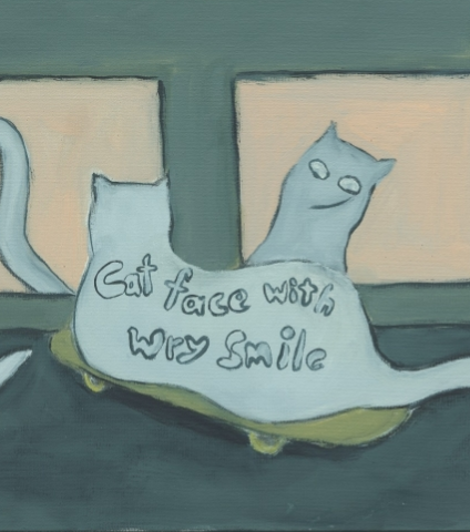 Cat Face with Wry Smile