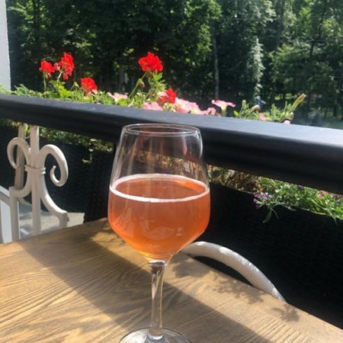 Еловый сидр с земляникой